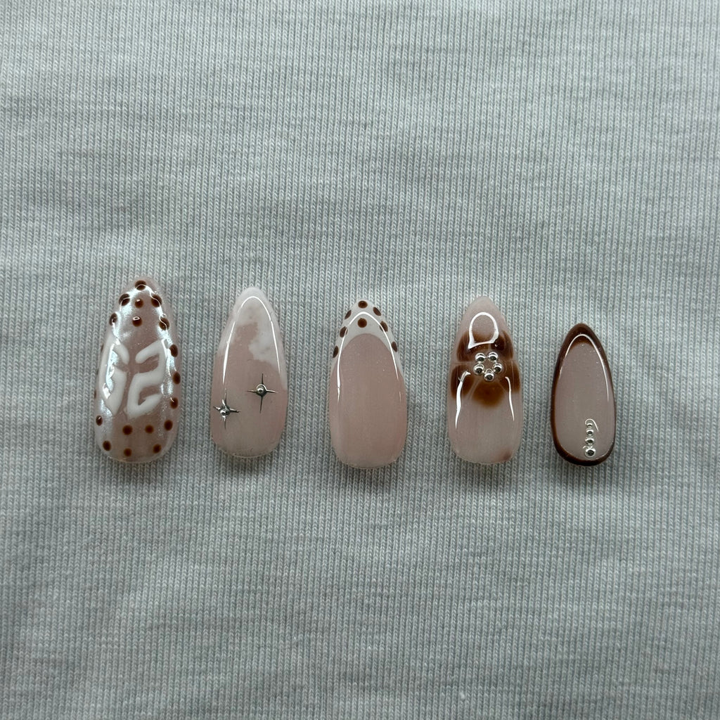 G2 Beige Handmade Press On Nails - Valorant Champions Tour 2025