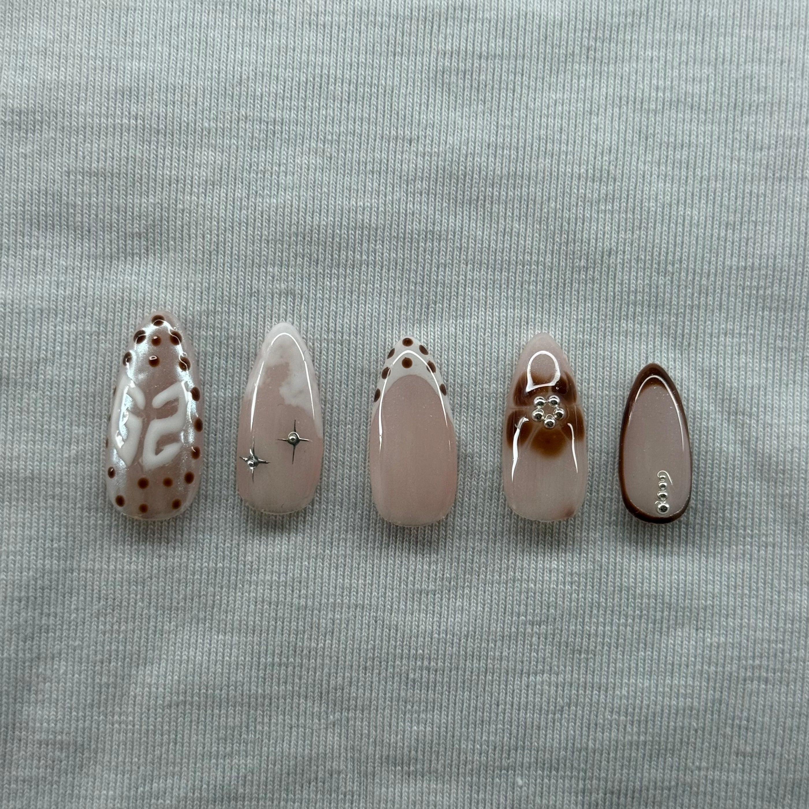 G2 Beige Handmade Press On Nails - Valorant Champions Tour 2025