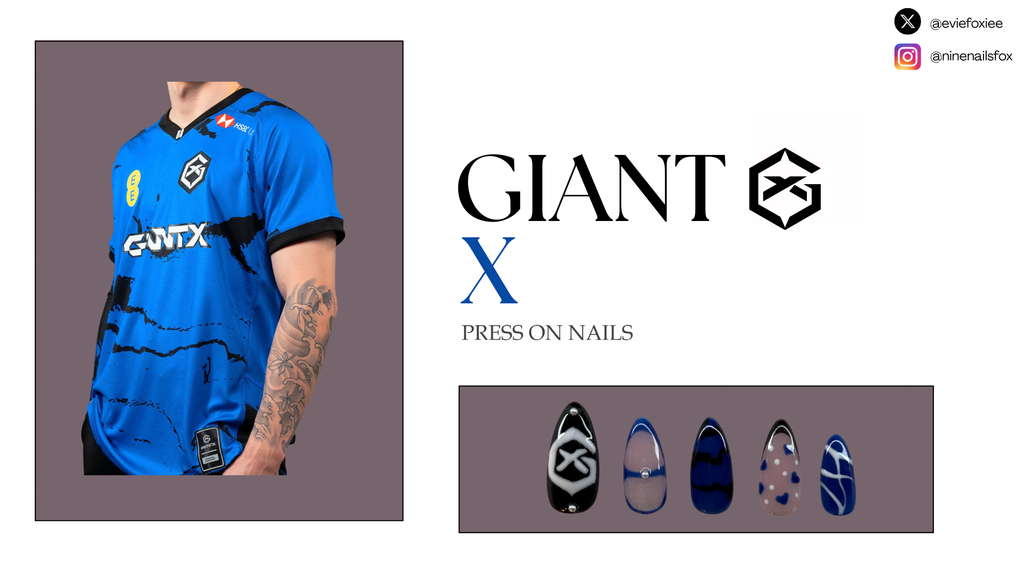 GiantX Handmade Press On Nails - Valorant Champions Tour 2025