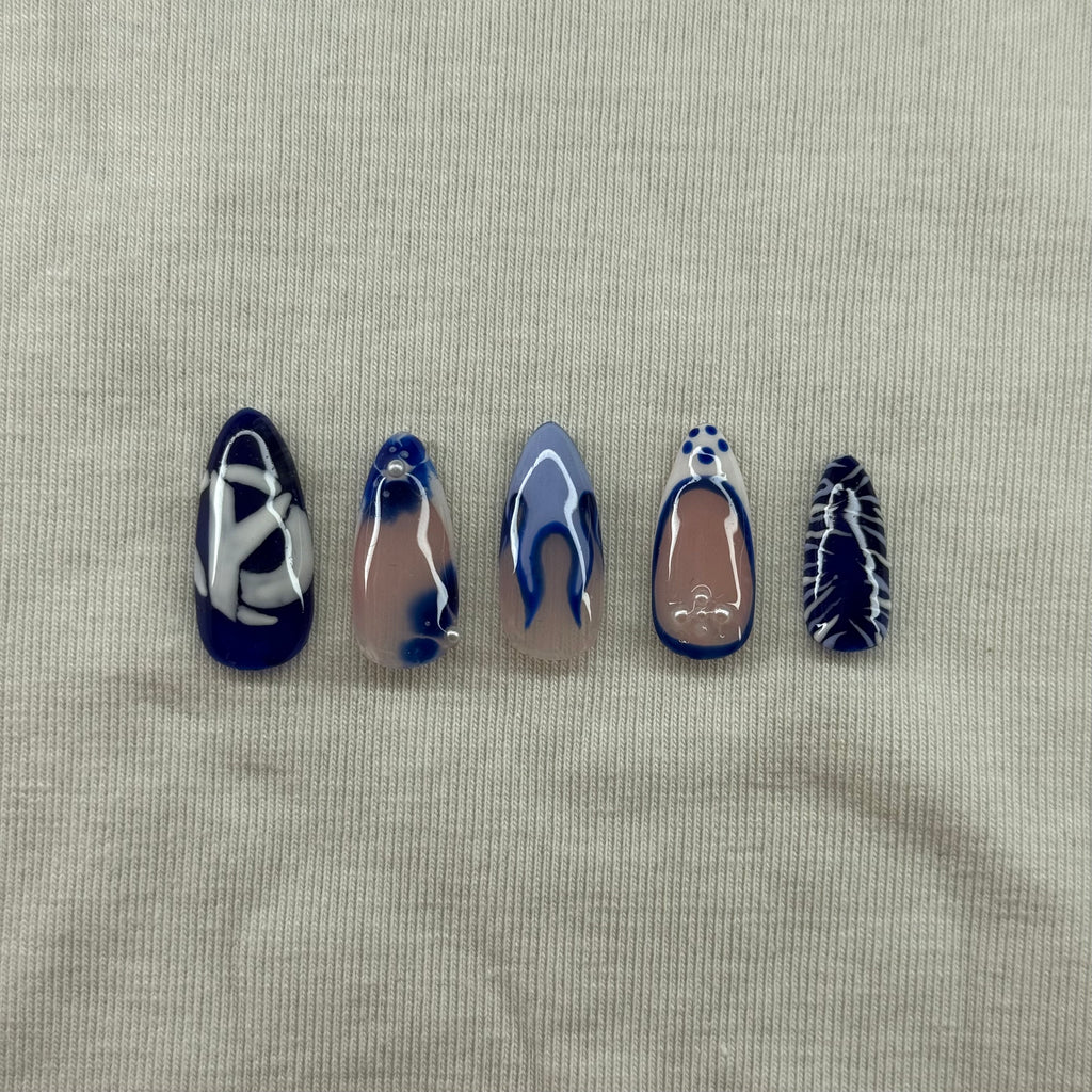 Karmine Corp Handmade Press On Nails - VCT 2025