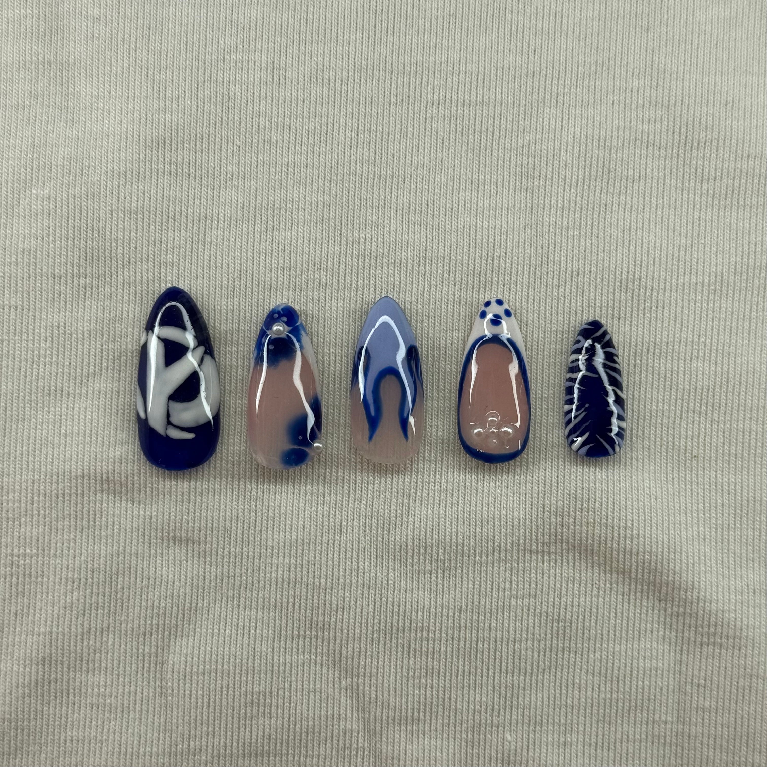 Karmine Corp Handmade Press On Nails - VCT 2025